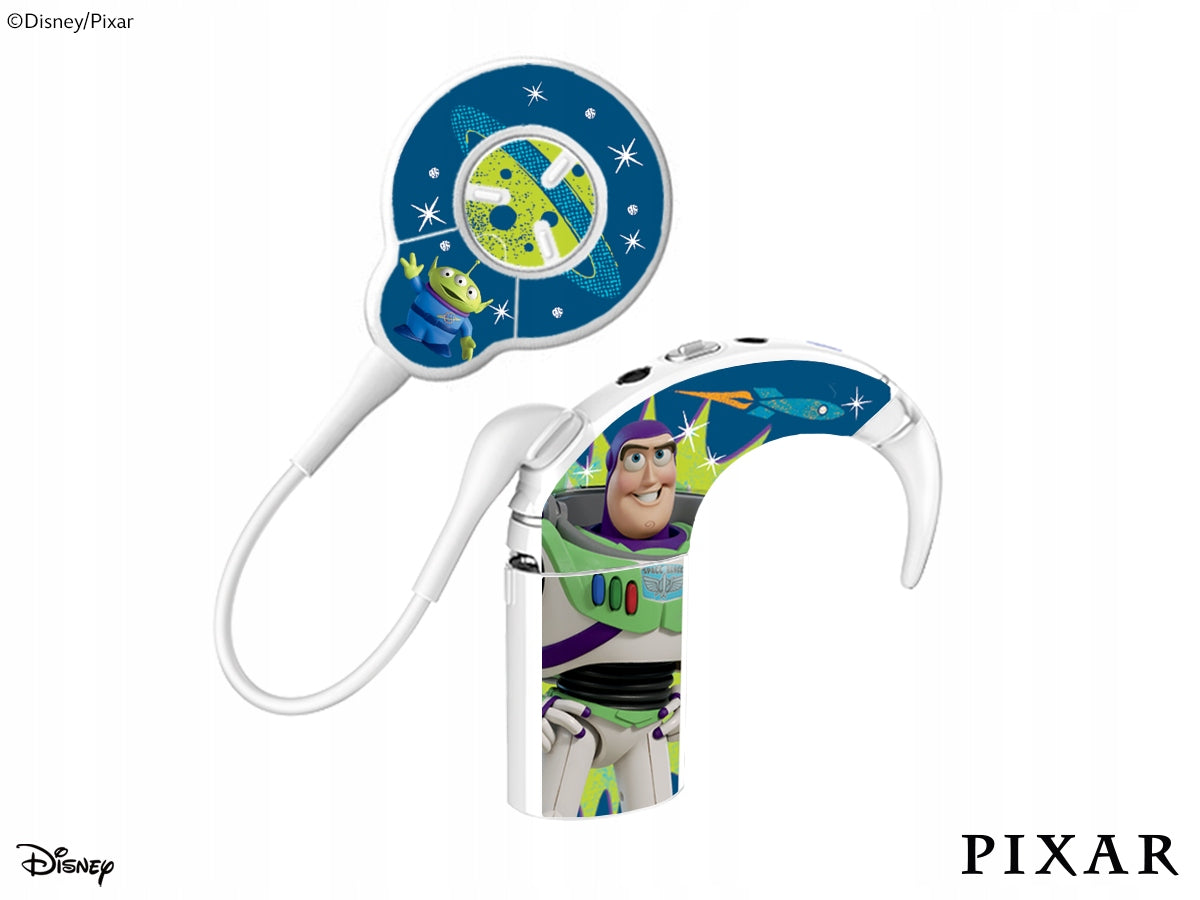 Cochlear NUCLEUS 7 Speech Processor Skin / Stickers - Disney Buzz Astral