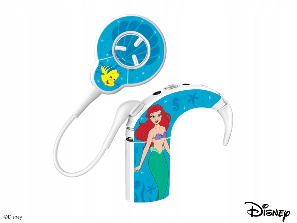 Cochlear NUCLEUS 7 Speech Processor Skin / Stickers - Disney Little Mermaid
