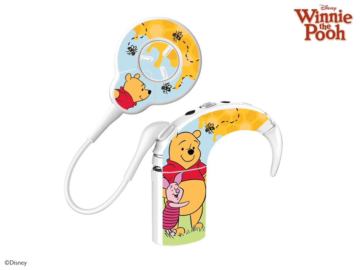 Cochlear NUCLEUS 7 Speech Processor Skin/Stickers - Disney Winnie the Pooh