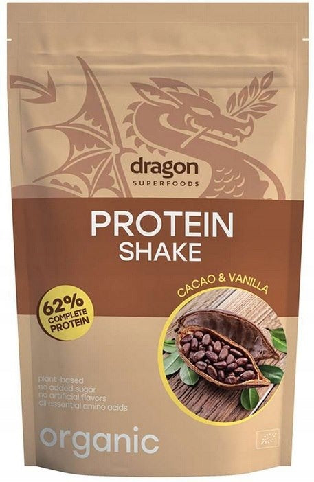 Cocoa and Vanilla Protein Shake, 62% Protein - Gluten Free Drink BIO 500 g