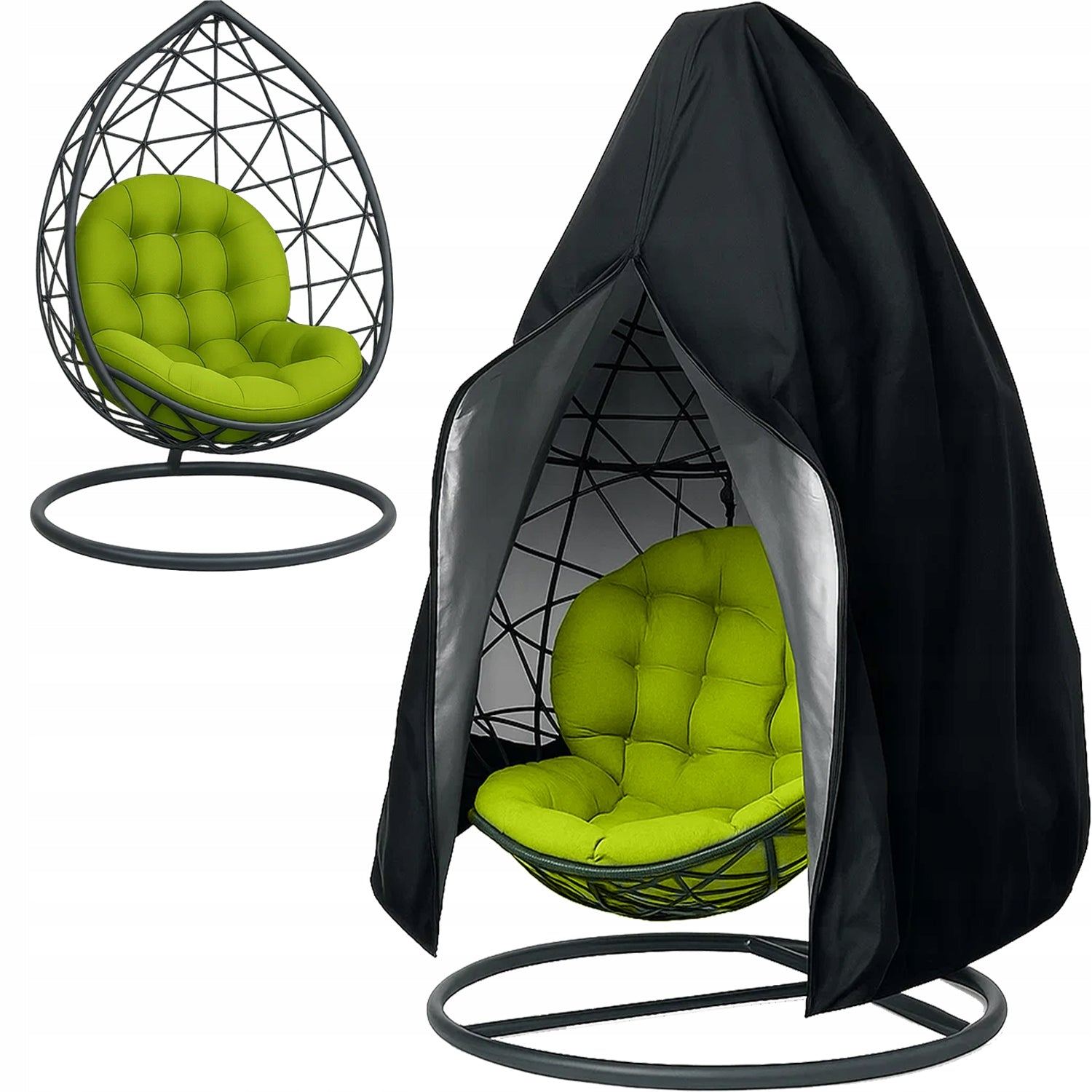 Cocoon Cover Hanging Basket Garden Chair Swing Waterproof UV Pouch Product width 115 cm