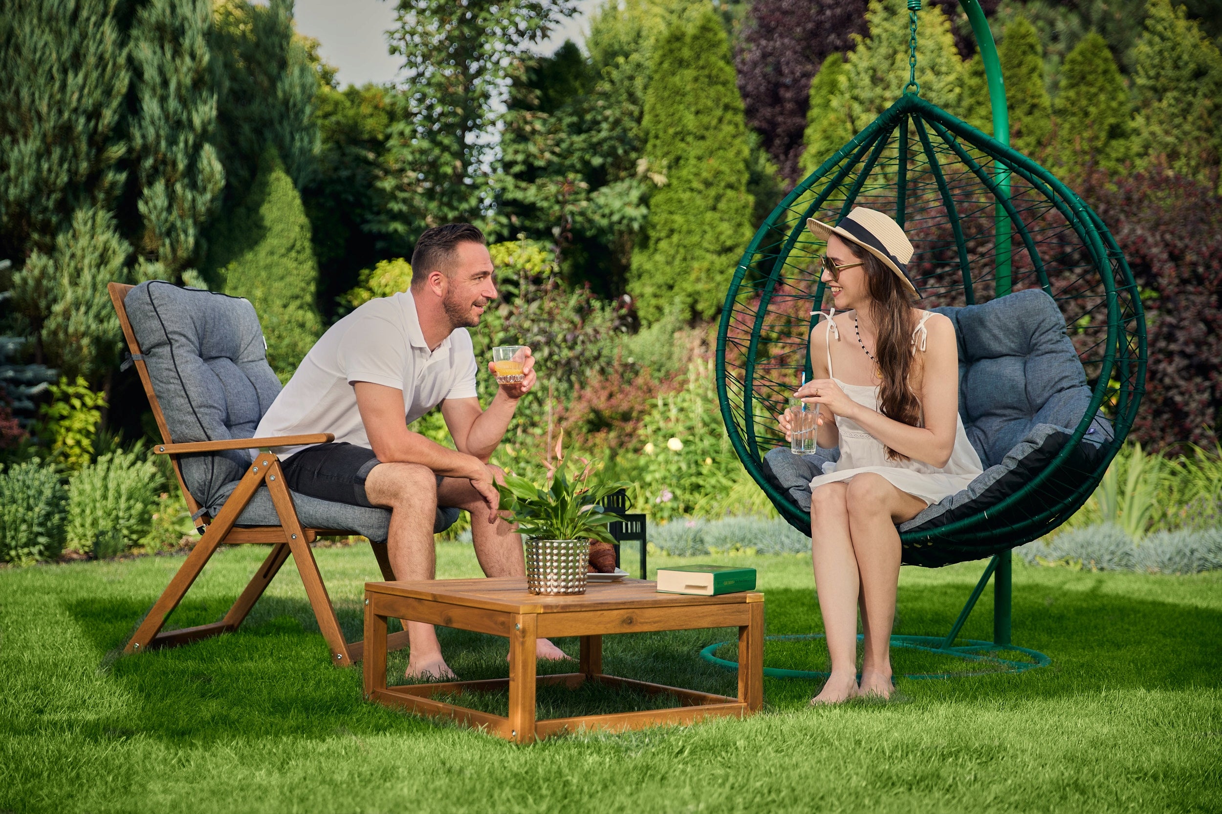 Cocoon Swing Cushion, Hanging Chair, Durable, Waterproof Cushion thickness 8 cm