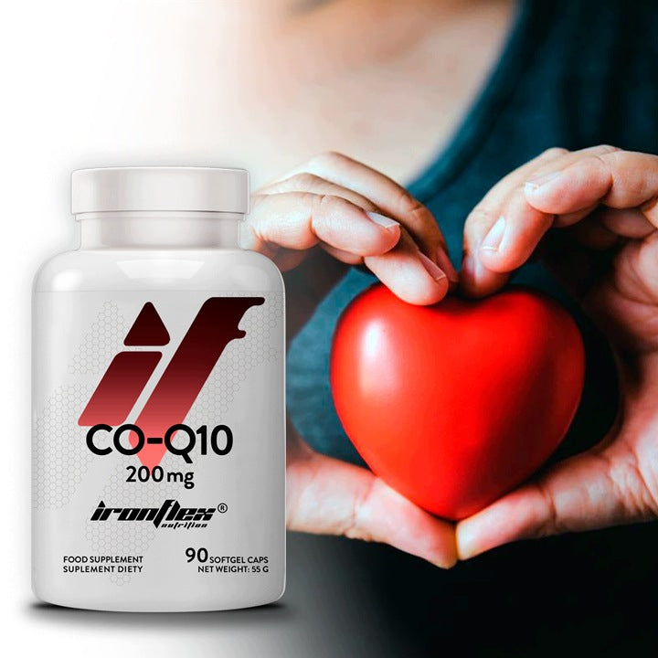 Coenzyme Q10 200mg IRONFLEX 90capsules UBICHINON Linen Oil Coenzyme Energy Packaging status original