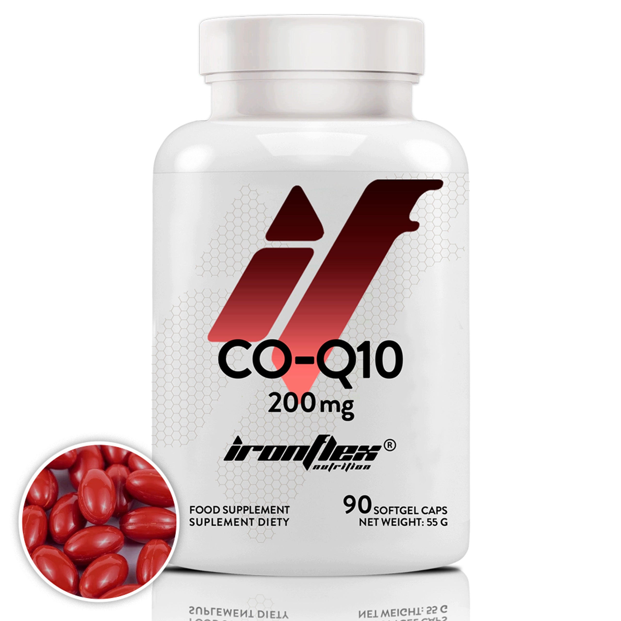 Coenzyme Q10 200mg IRONFLEX 90capsules UBICHINON Linen Oil Coenzyme Energy
