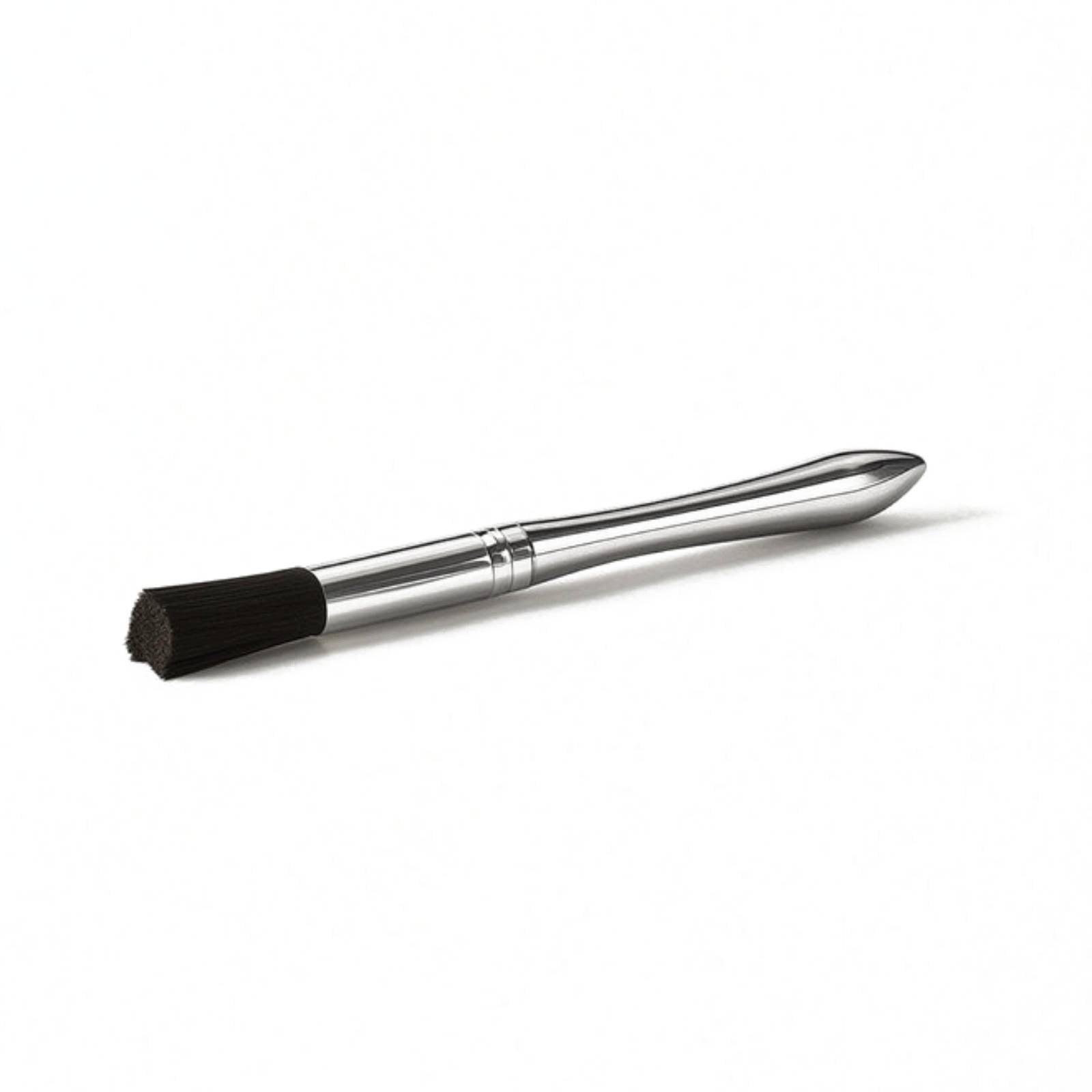 Coffee Cleaning Brush Metal Handle Coffee Brush Dense Bristles for Baristas