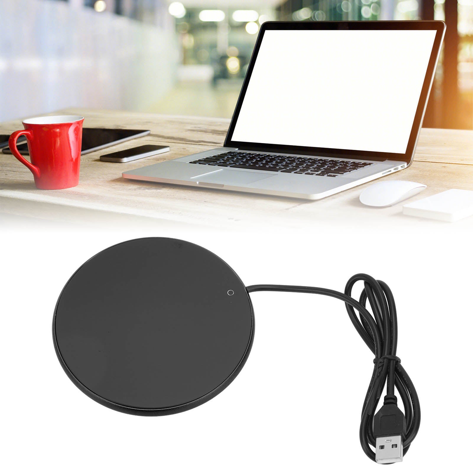 Coffee Cup Warmer Electric Tea Cup for Office USB 10W Brand no brand