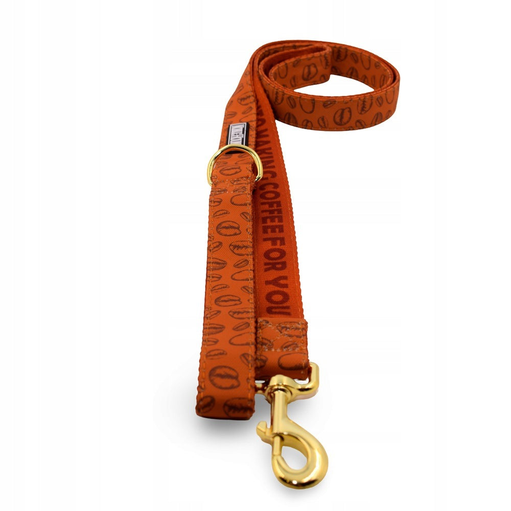 Coffee Dog Leash - Size M