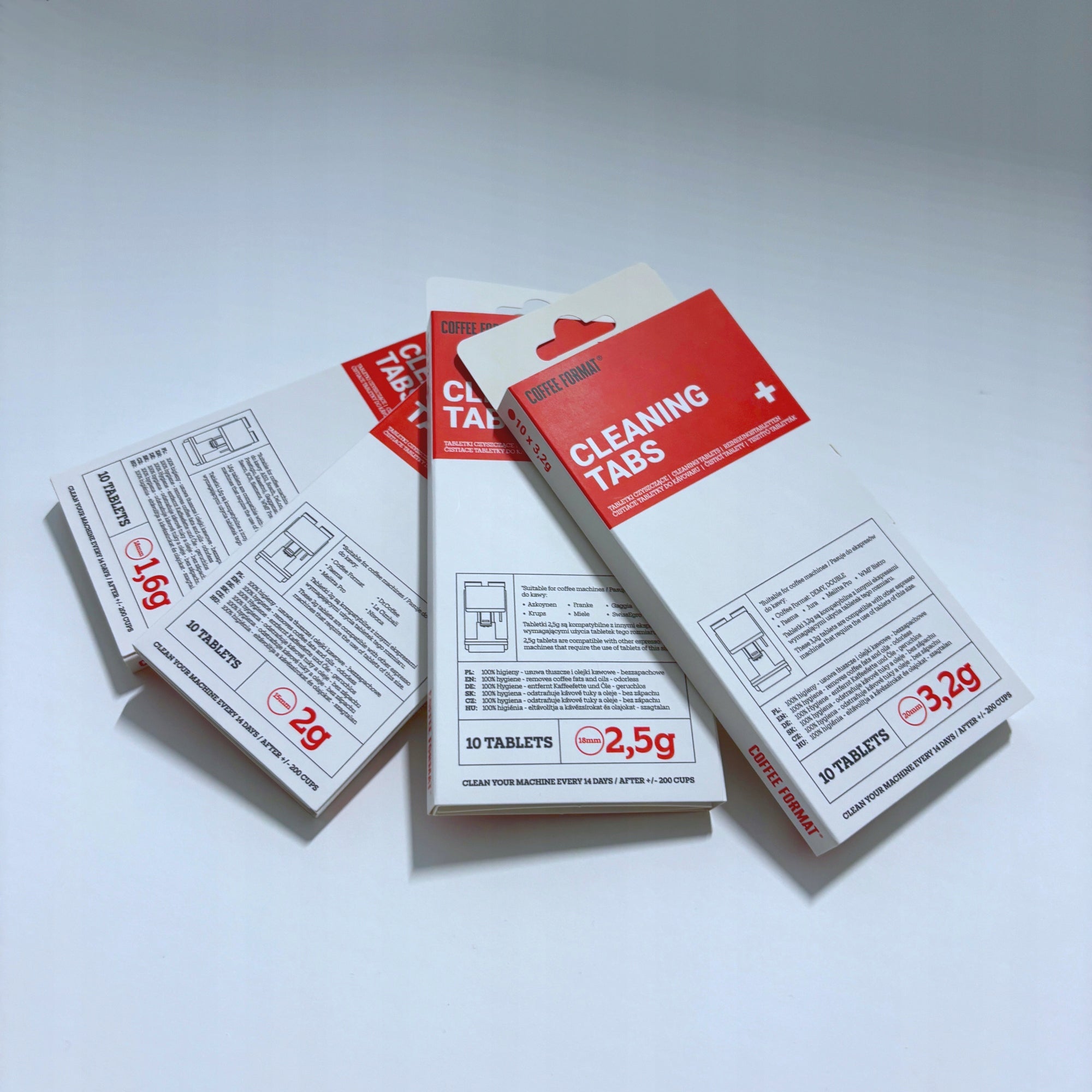 Coffee Format Cleaning TABS+ best tablets for cleaning your coffee machine EAN (GTIN) 5904347183707