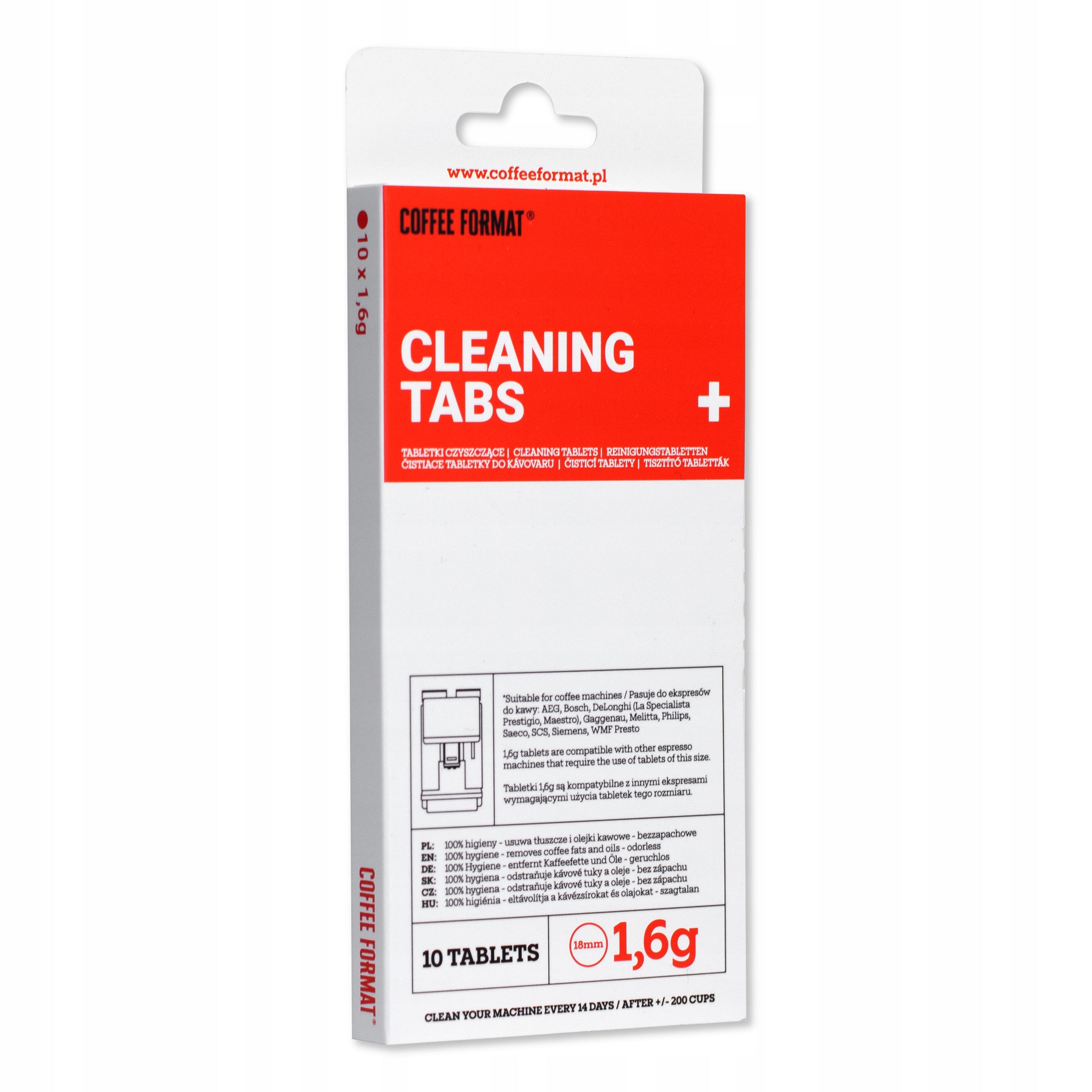 Coffee Format Cleaning TABS+ best tablets for cleaning your coffee machine