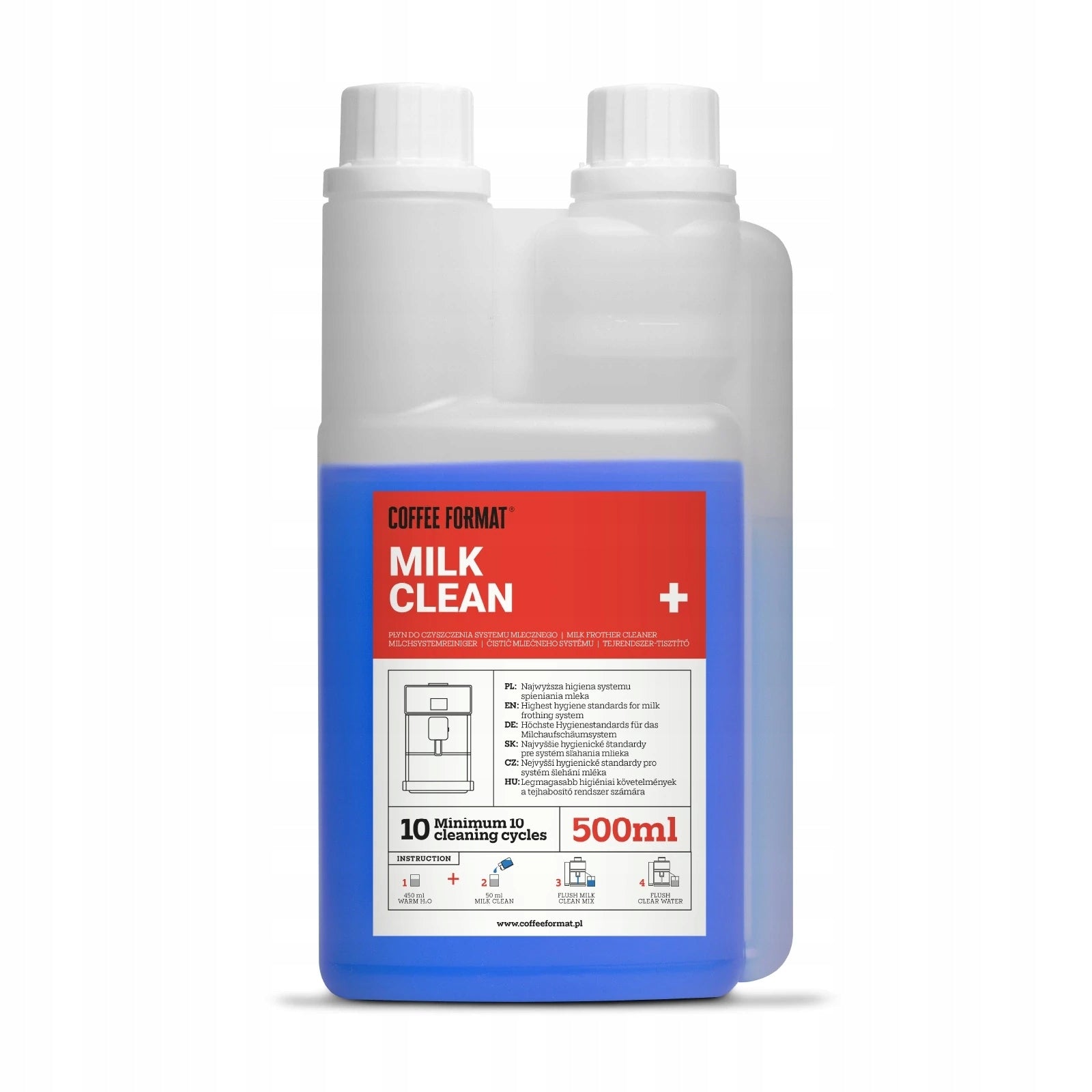 Coffee Format Milk Clean+ 500ml Milk System Cleaner EAN (GTIN) 5904347183837