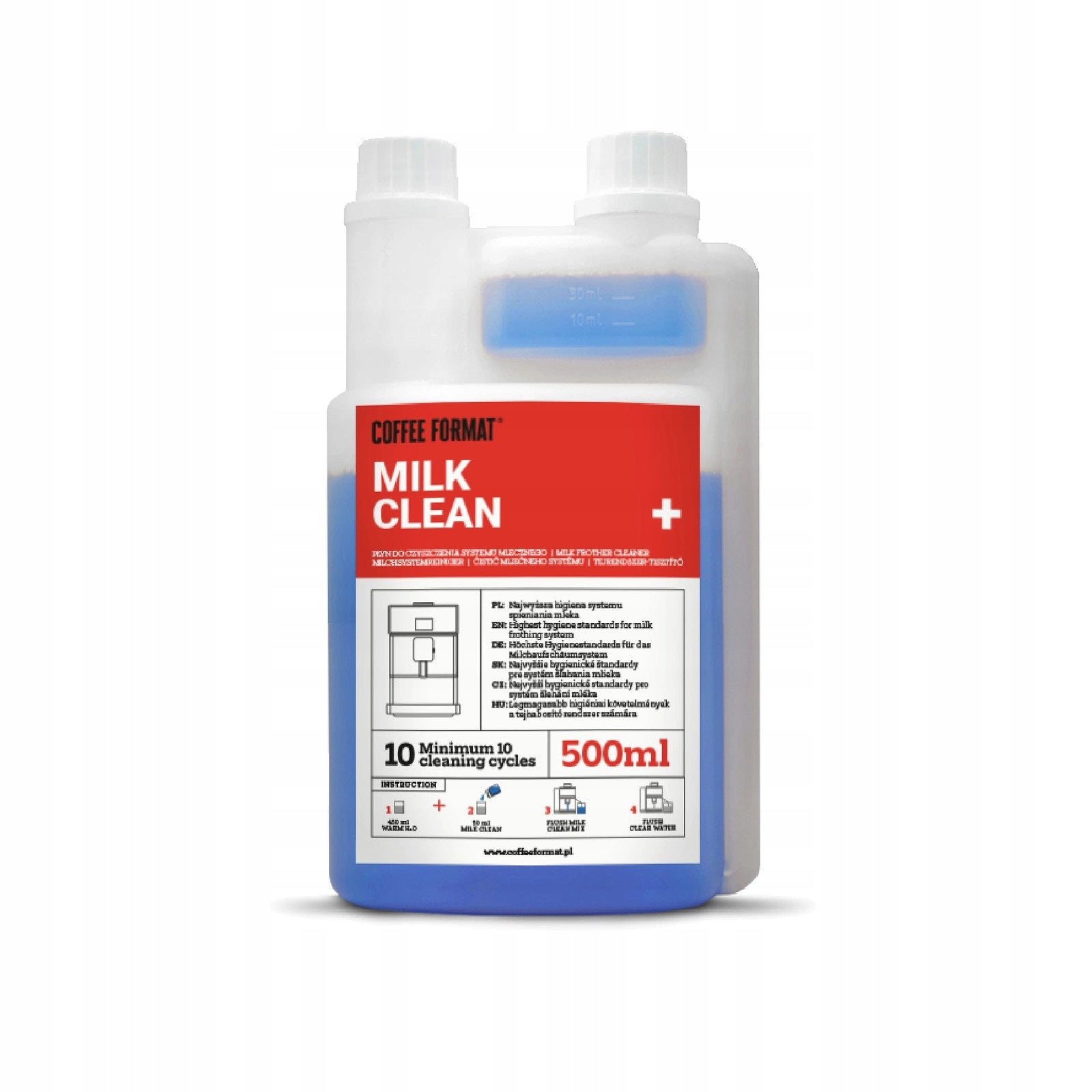 Coffee Format Milk Clean+ 500ml Milk System Cleaner