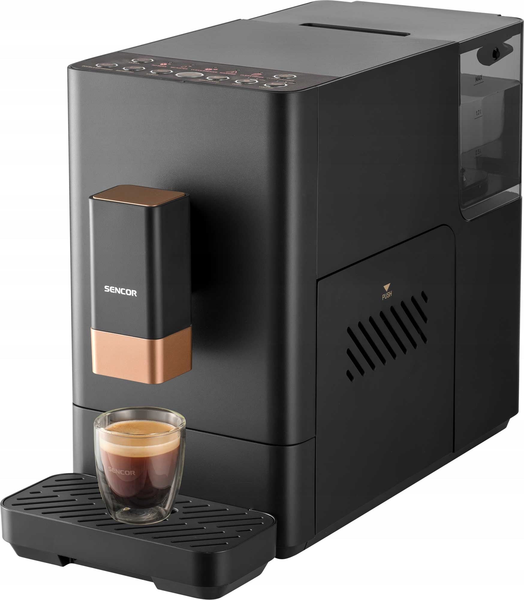 Coffee Maker 4 fully Automatic Programs Sencor SES 6100BK 1350W