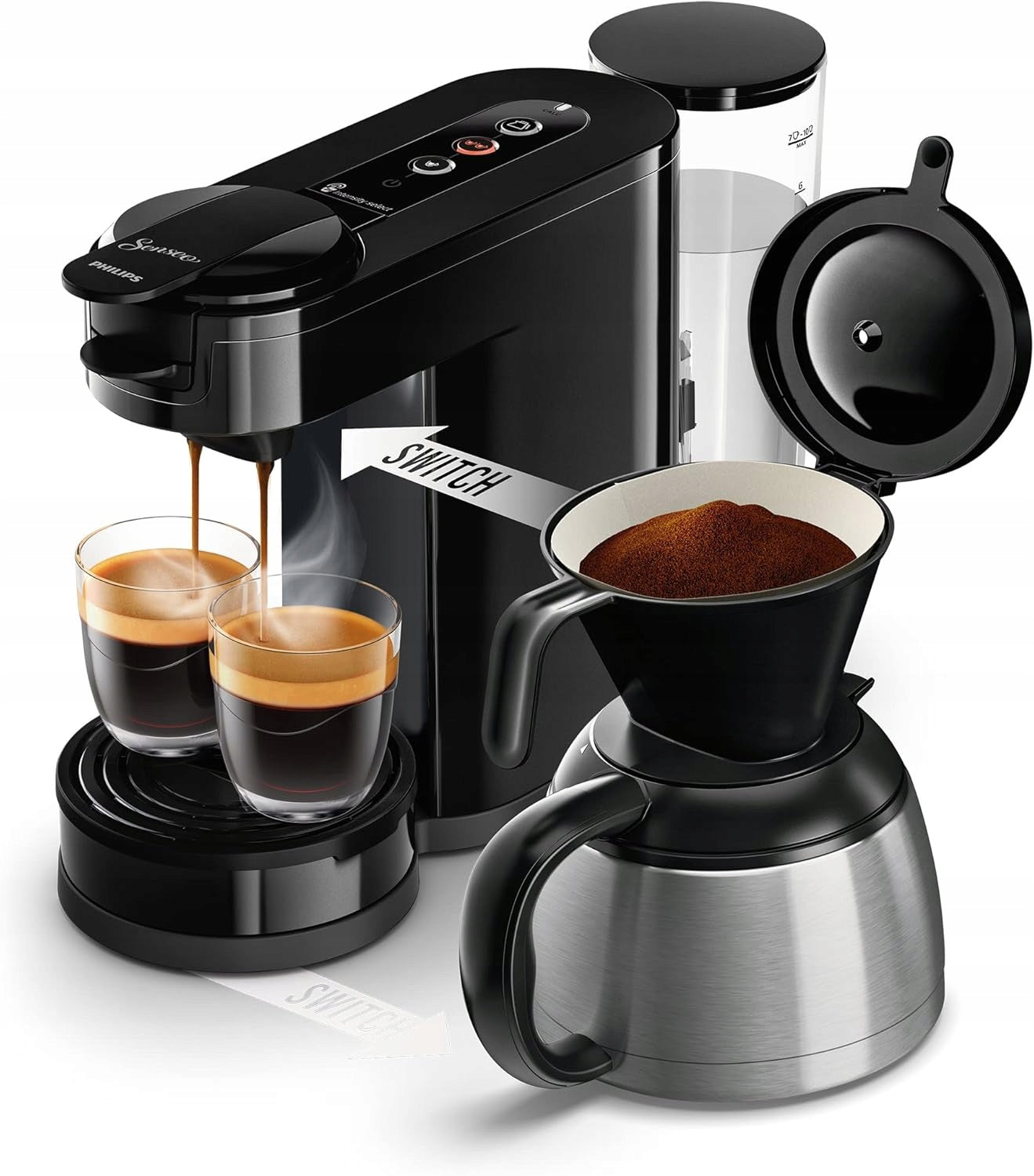 Coffee Maker, Black, 1450 WW 230 VV