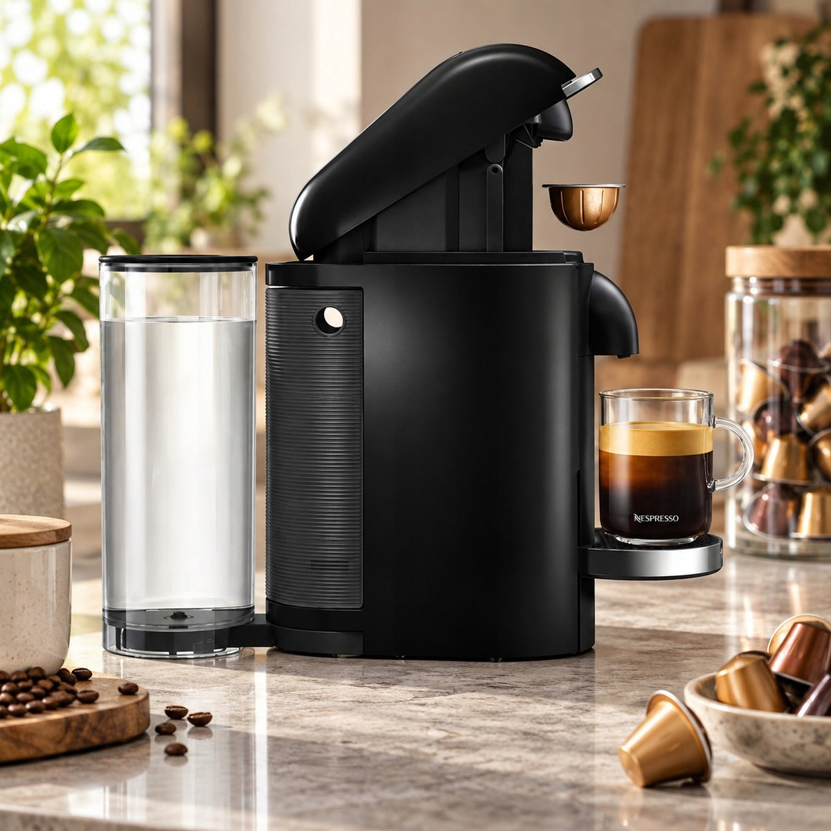 Coffee Maker Capsule 19 Bar Black Krups Nespresso Vertuo YY2778FD Brand Krups
