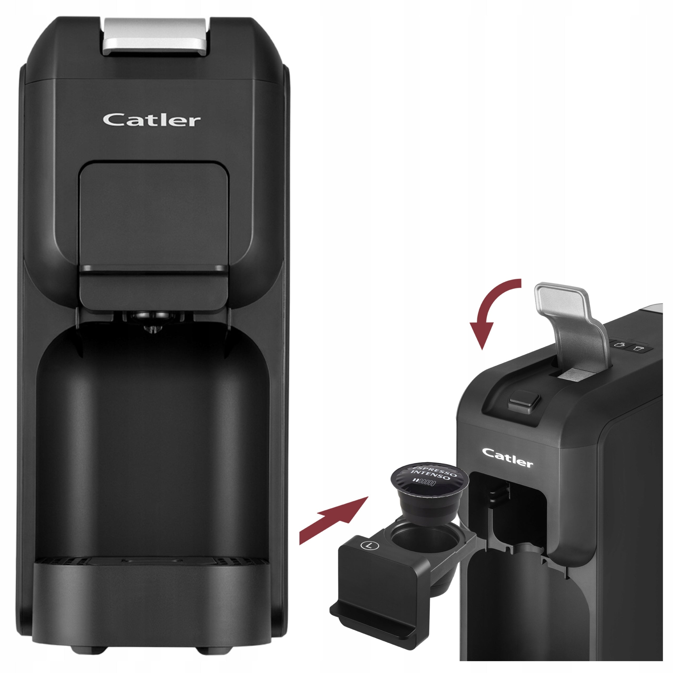 Coffee Maker Catler Porto ES 703 B 3 Types of Capsules 15 Bar