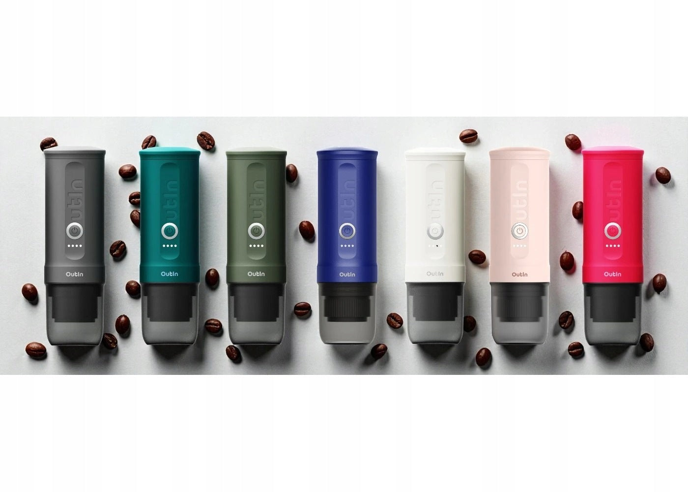 Coffee Maker Portable Travel OutIn Nano Star Grey Brand Outin