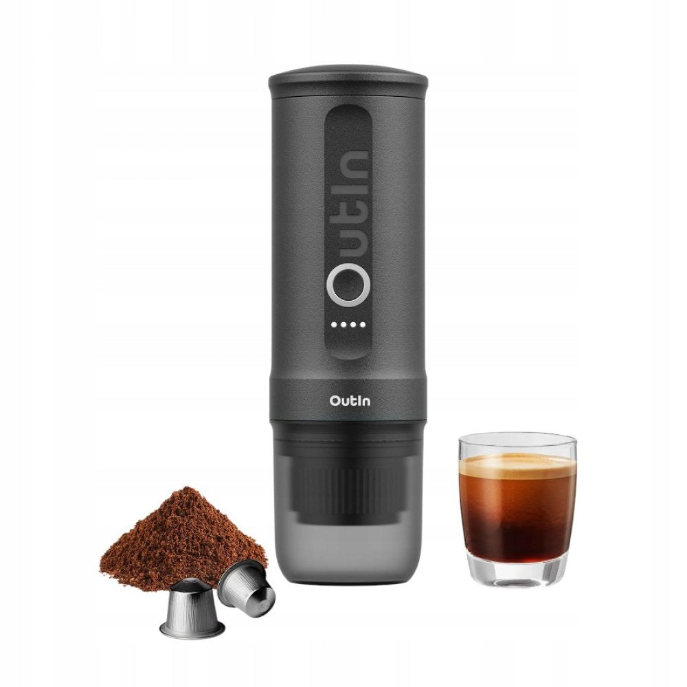 Coffee Maker Portable Travel OutIn Nano Star Grey Packaging status original