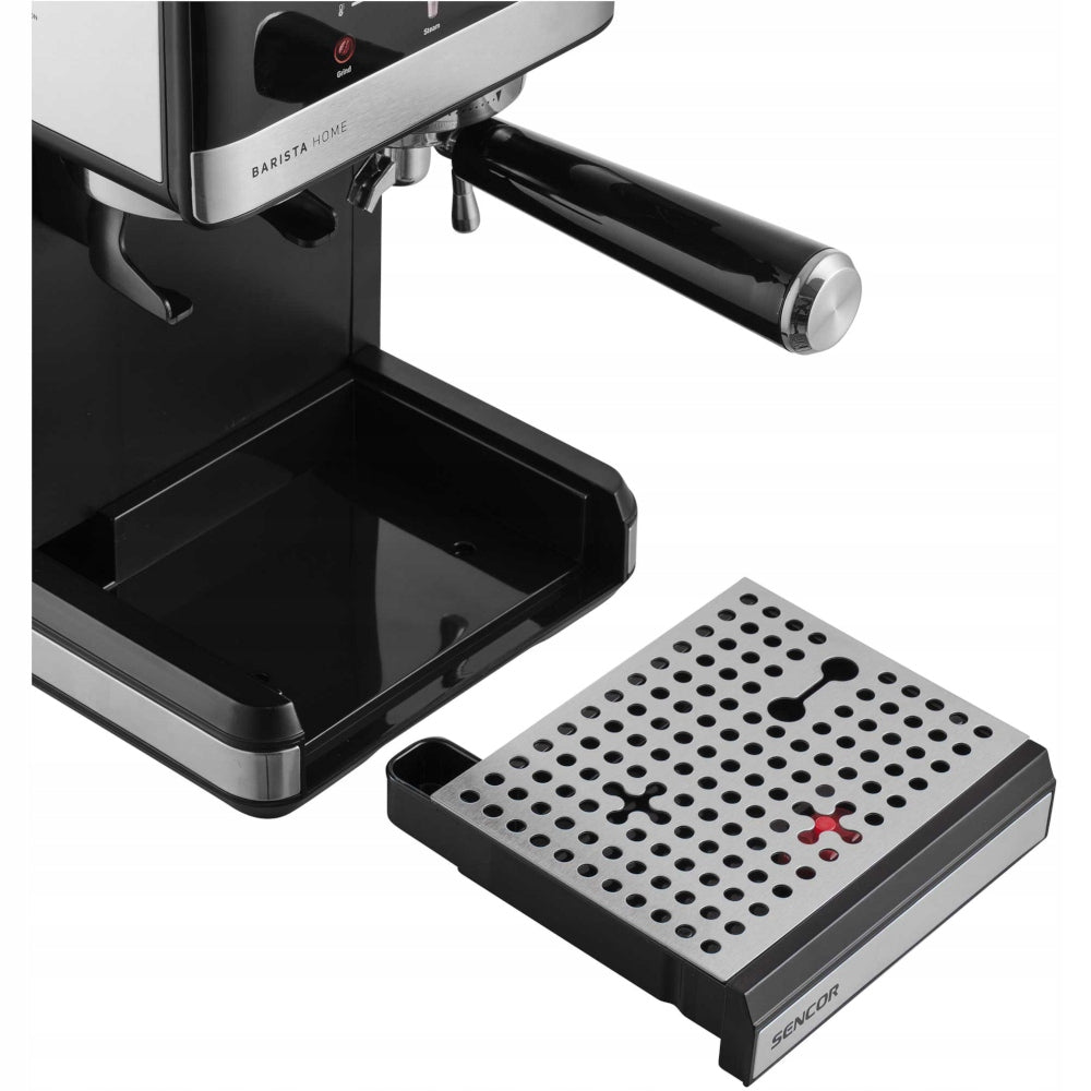 Coffee Maker Pressure Flask 20BAR Sencor SES 5000SS with Grinder Brand Sencor