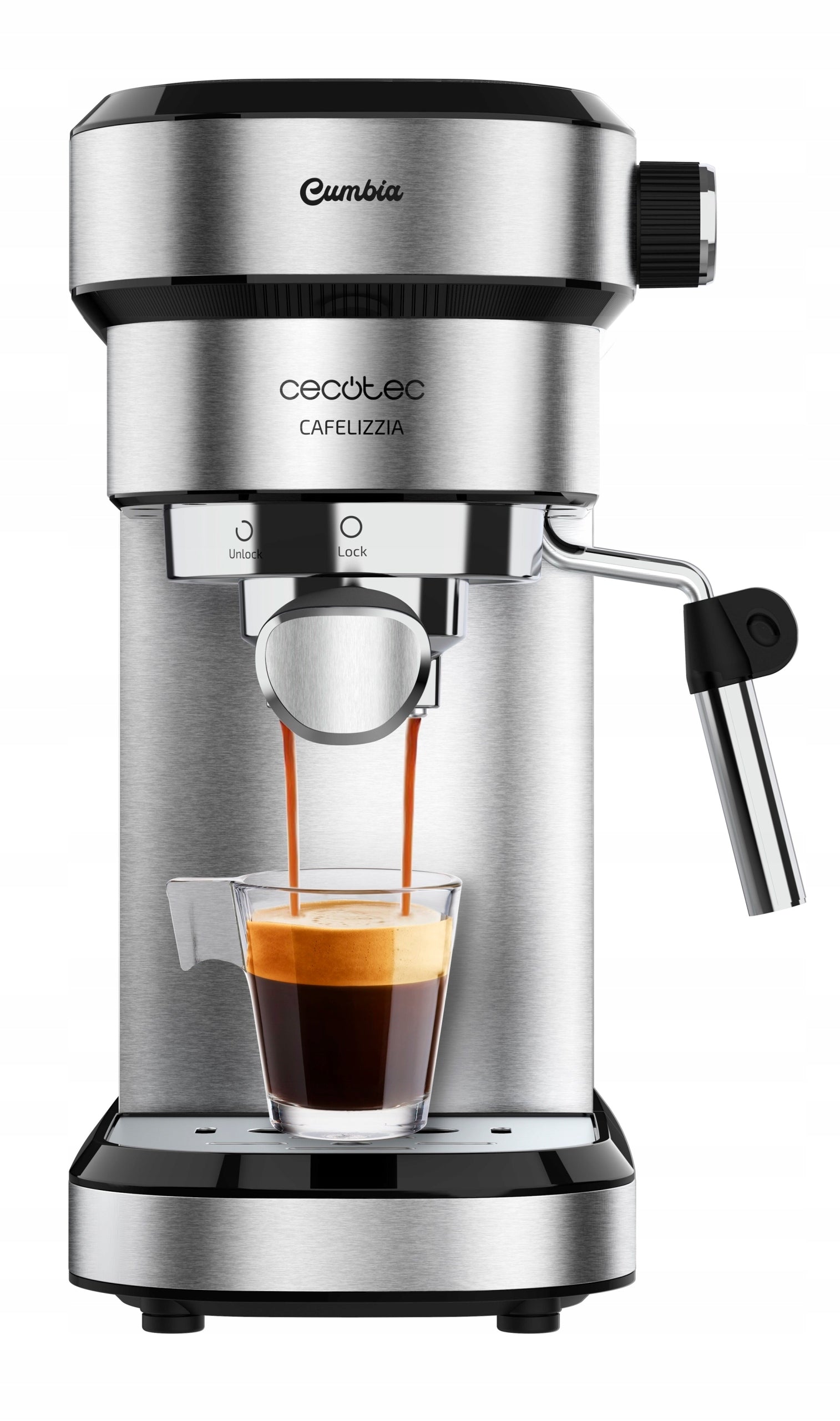 Coffee Maker with Foamer Cecotec Cafelizzia 790 Steel Silver Brand Cecotec