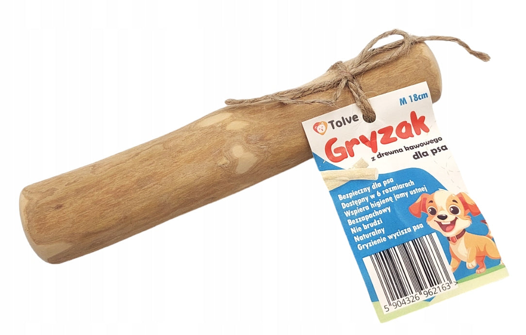 Coffee Tree Stick Natural Dog Teether Size M 18cm Brand no brand