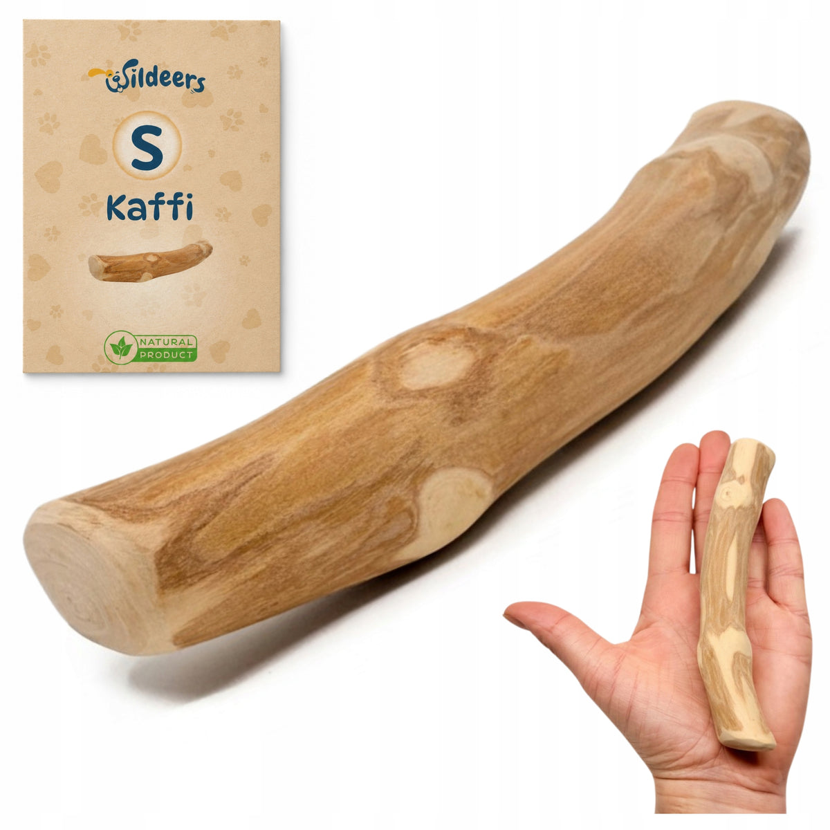 Coffee Tree Stick S Natural Dog Teether SMALL Coffee DURABLE