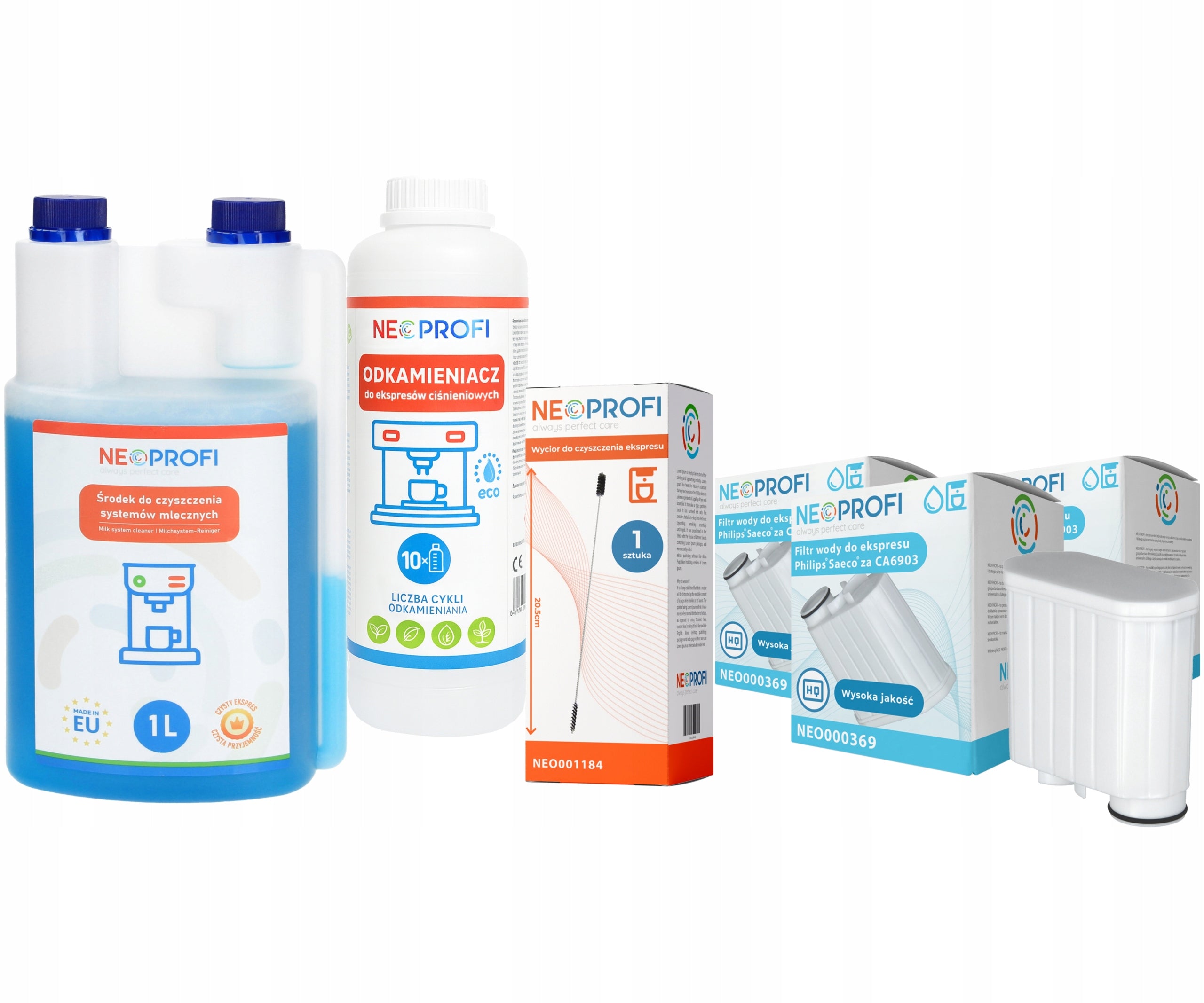 Coffee machine care and maintenance kit | NeoProfi Saeco Siemens
