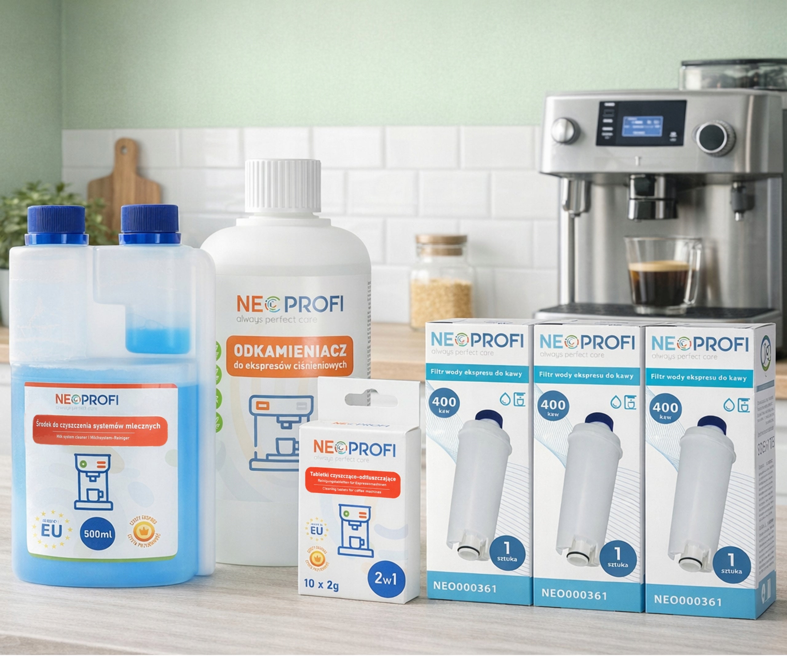 Coffee machine kit | Cleaning and descaling NEOPROFI UNIVERSAL Brand NeoProfi