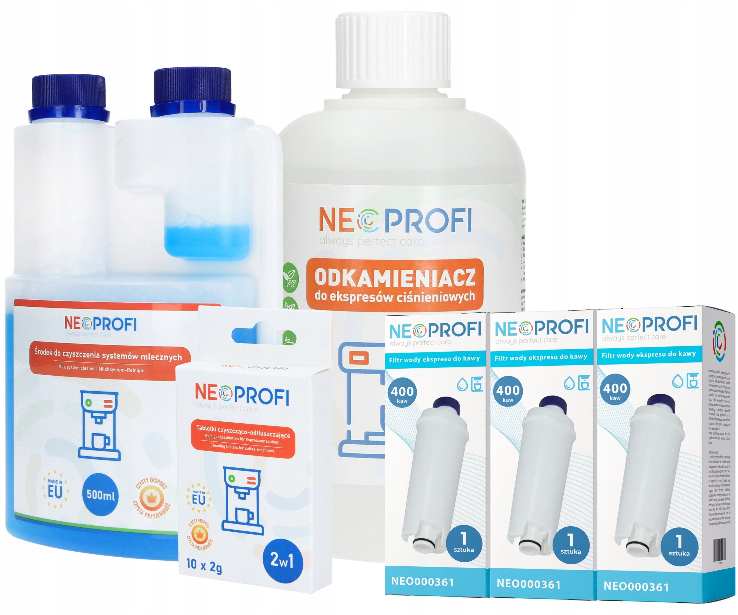 Coffee machine kit | Cleaning and descaling NEOPROFI UNIVERSAL