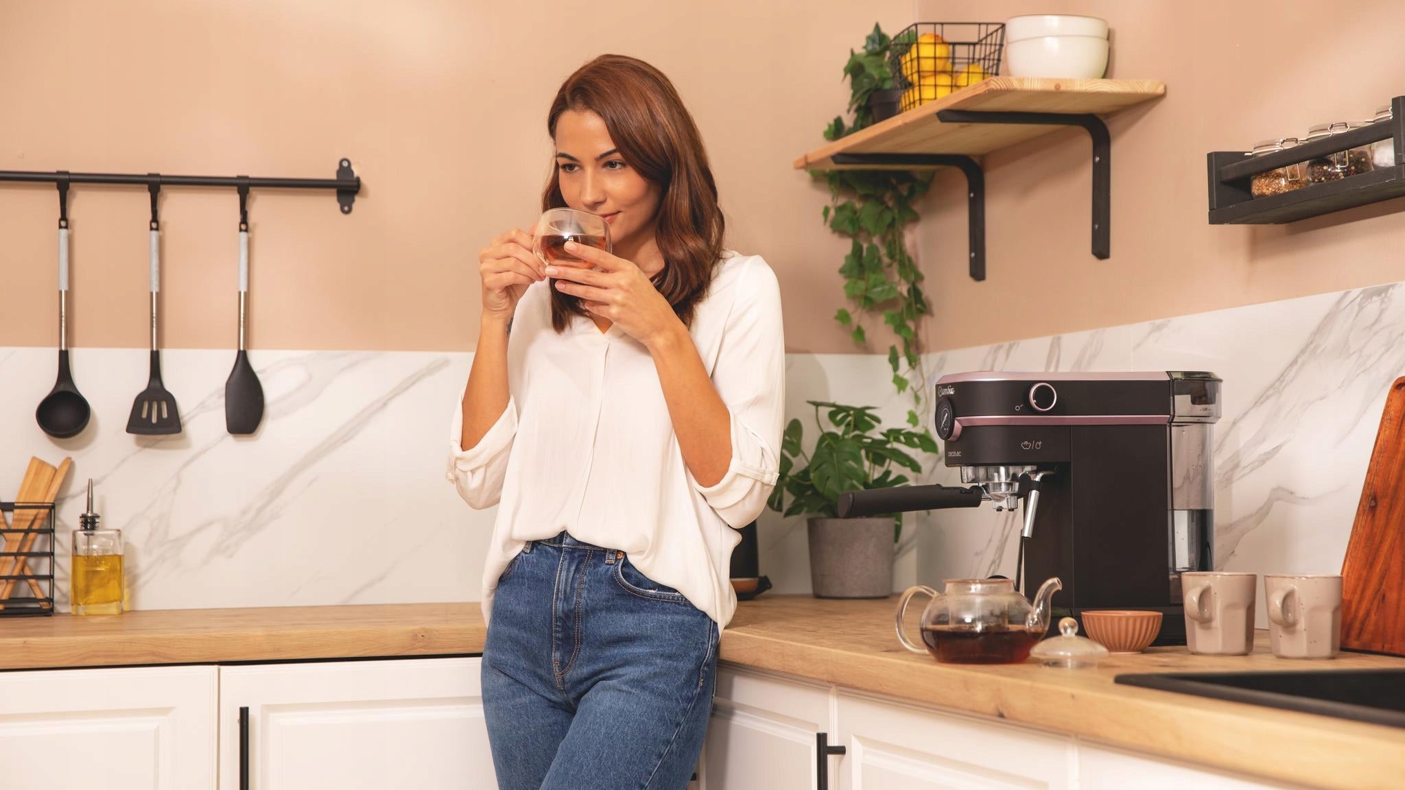 Coffee maker 20 bar Cecotec Cafelizzia 890 Rose Pro pink/black Brand Cecotec