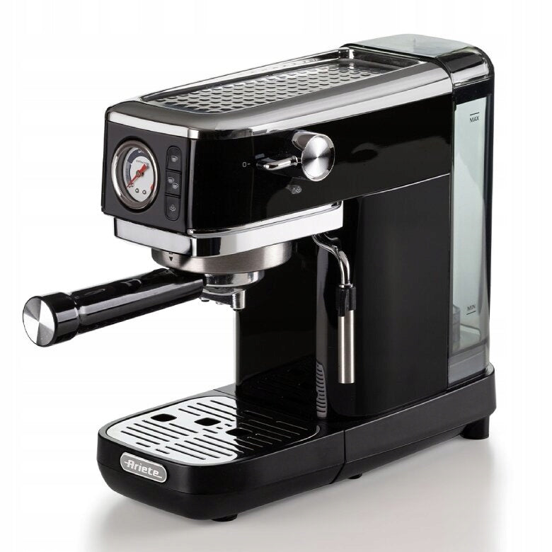 Coffee maker Ariete Perfetto Slim Metal Manometro Moderna 1381/32 Black