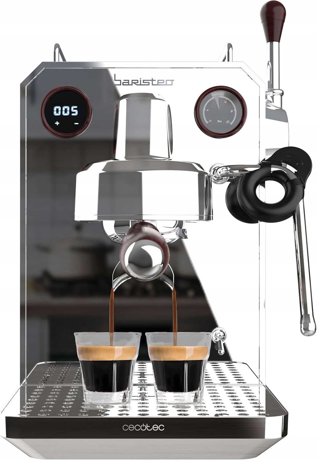 Coffee maker Baristeo Intima Cecotec PID control 1850W 15bar Silver