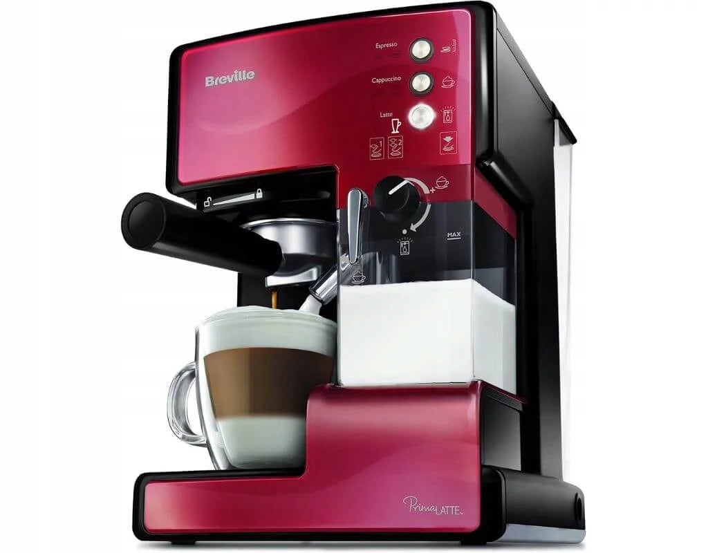 Coffee maker Breville VCF046X Prima Latte red 15 bar 1238W Brand Breville