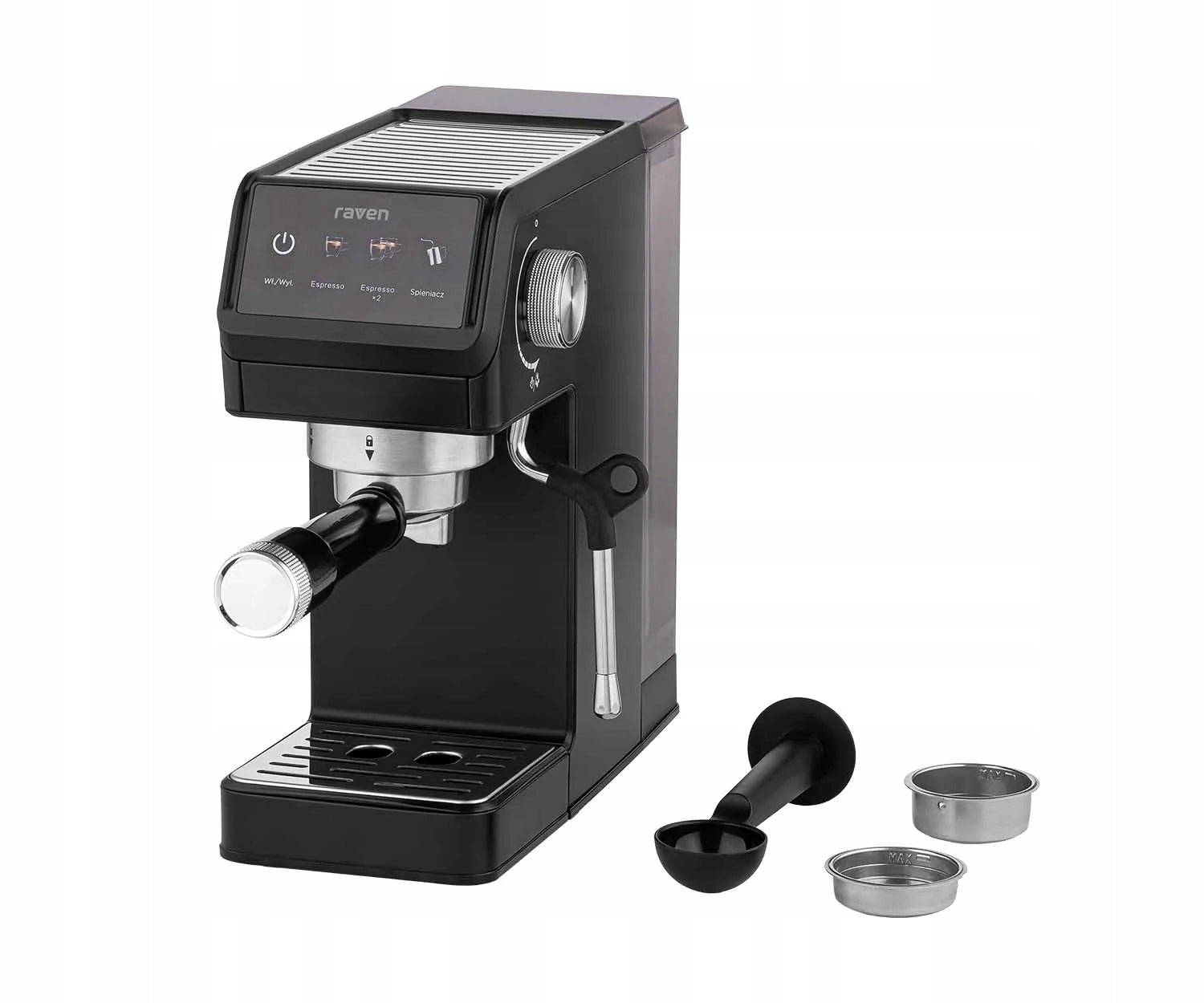 Coffee maker flask Display Raven EER006 1450W 1,2L 20Bar Foamer Brand Raven