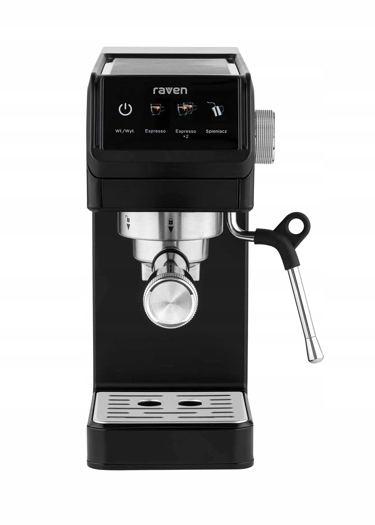 Coffee maker flask Display Raven EER006 1450W 1,2L 20Bar Foamer Manufacturer code EER006