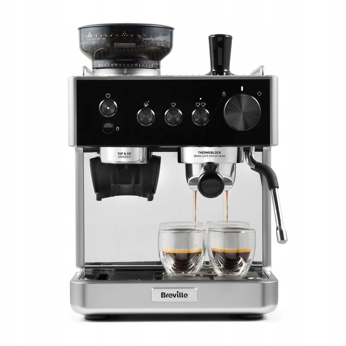 Coffee maker with grinder Breville Barista Classic VCF186X