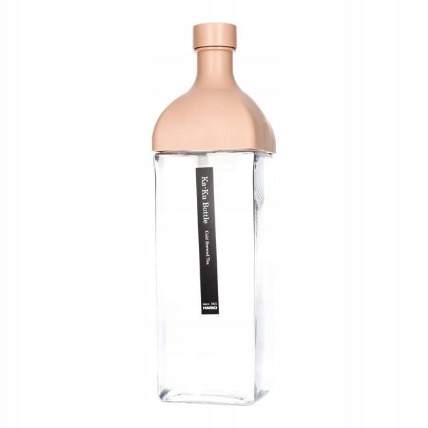 Cold Brew Tea Filter Bottle Hario Ka-Ku 1,2l Pink