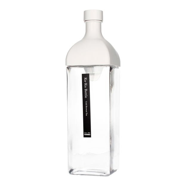Cold Brew Tea Filter Bottle Hario Ka-Ku 1,2l White