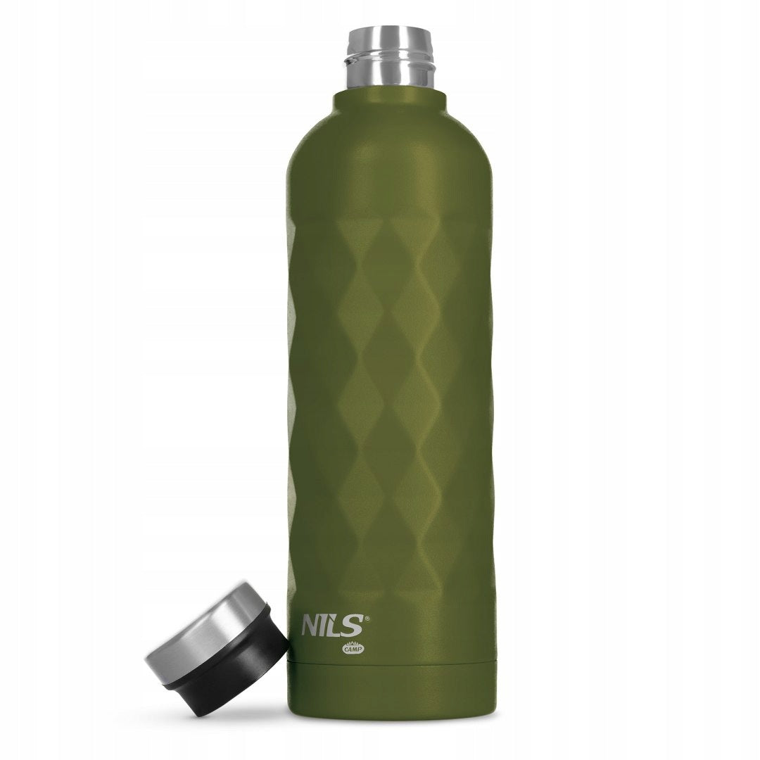 Cold Drink Thermal Bottle Green Stainless Steel 750 ml NILS CAMP Volume 750 ml