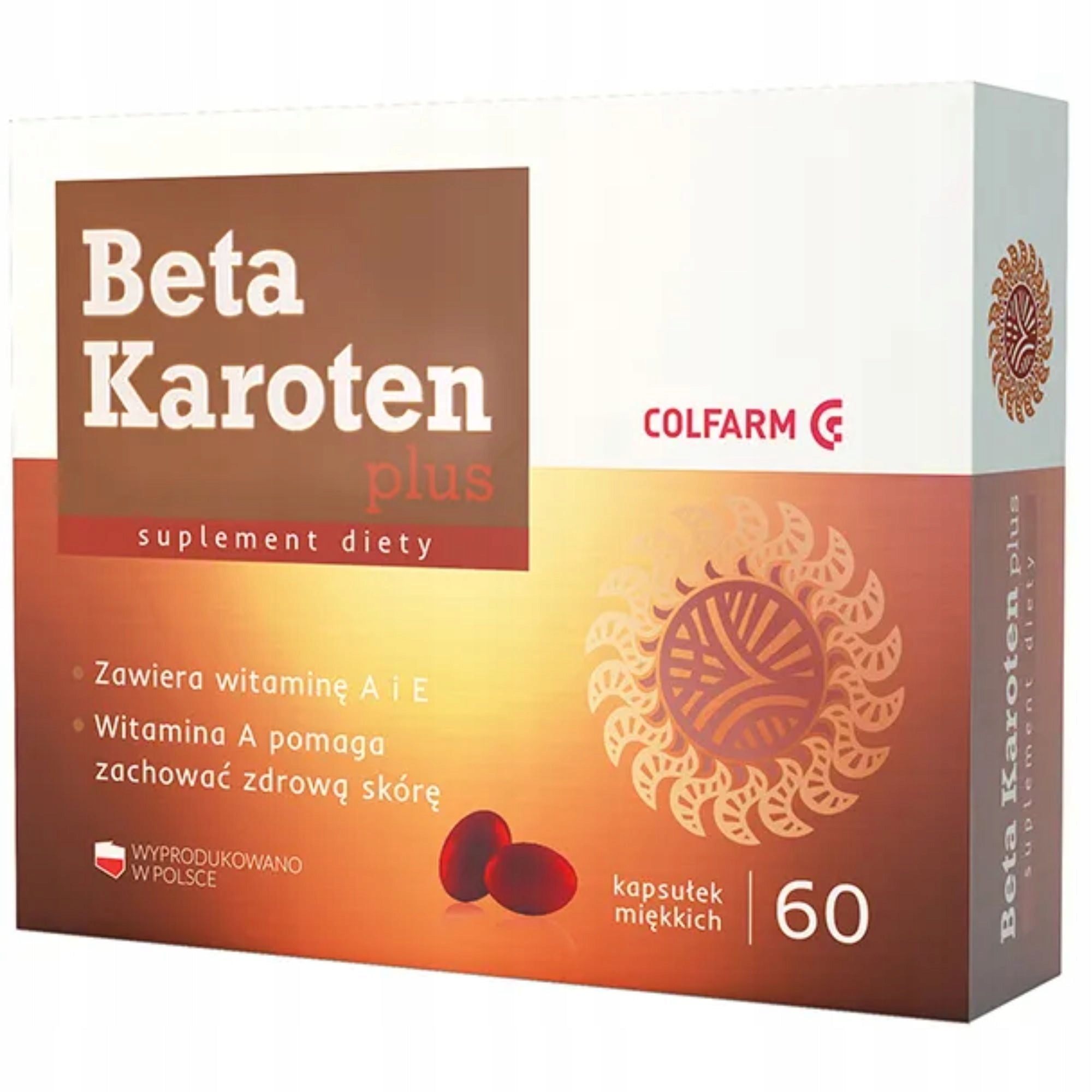 Colfarm Beta Carotene Plus 60 capsules