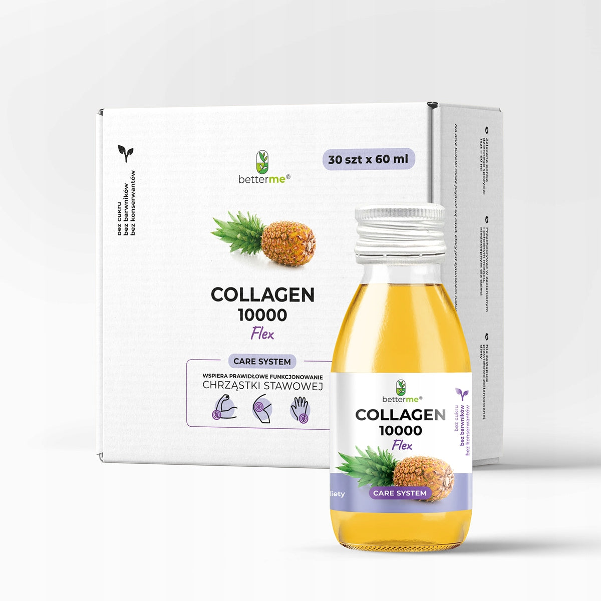 Collagen 10000 Flex fish collagen liquid joint supplement, bone muscles 30x60ml Packaging status original