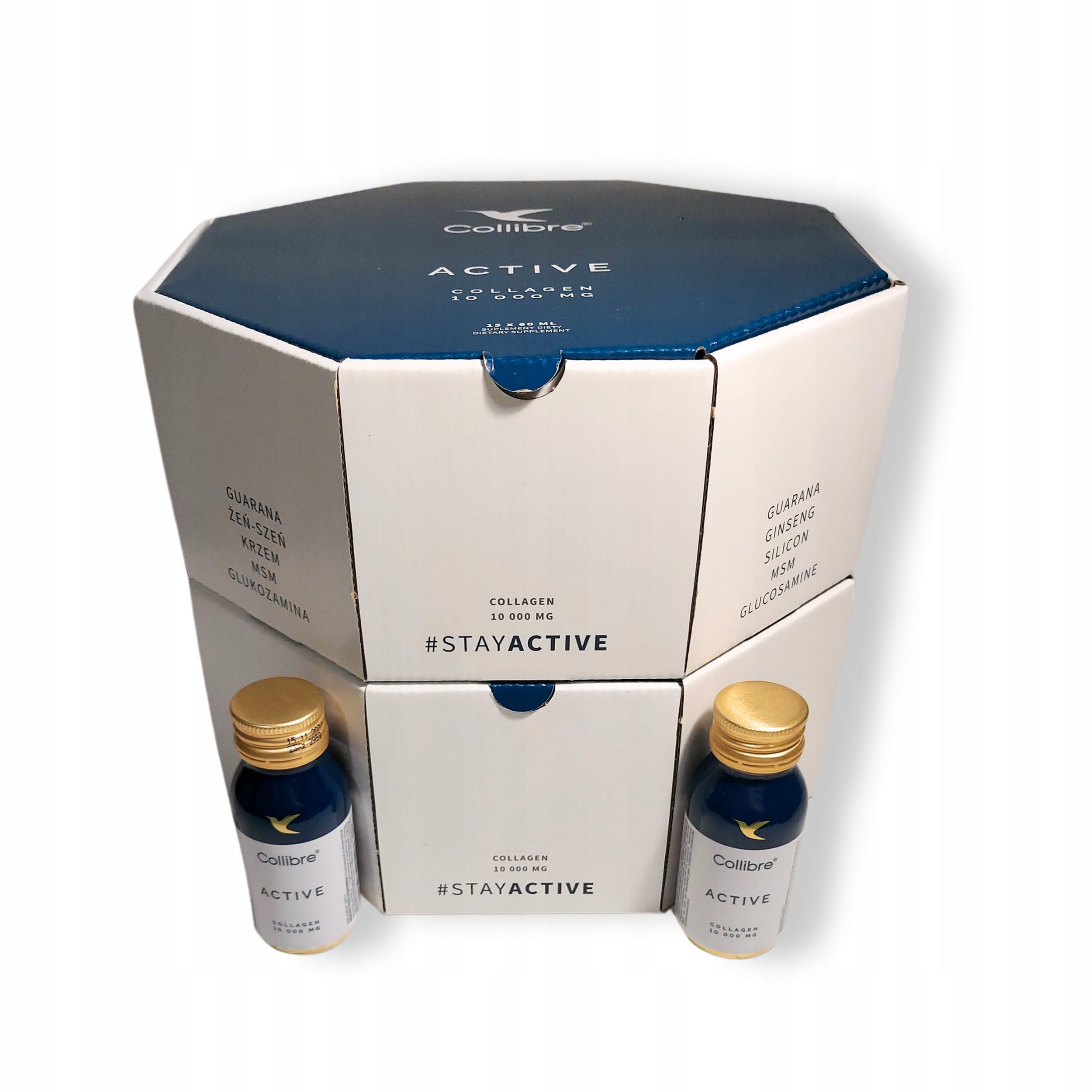 Collagen 10g liquid joint supplement and muscles Collibre Active 30pcs of 60ml EAN (GTIN) 5903858990309
