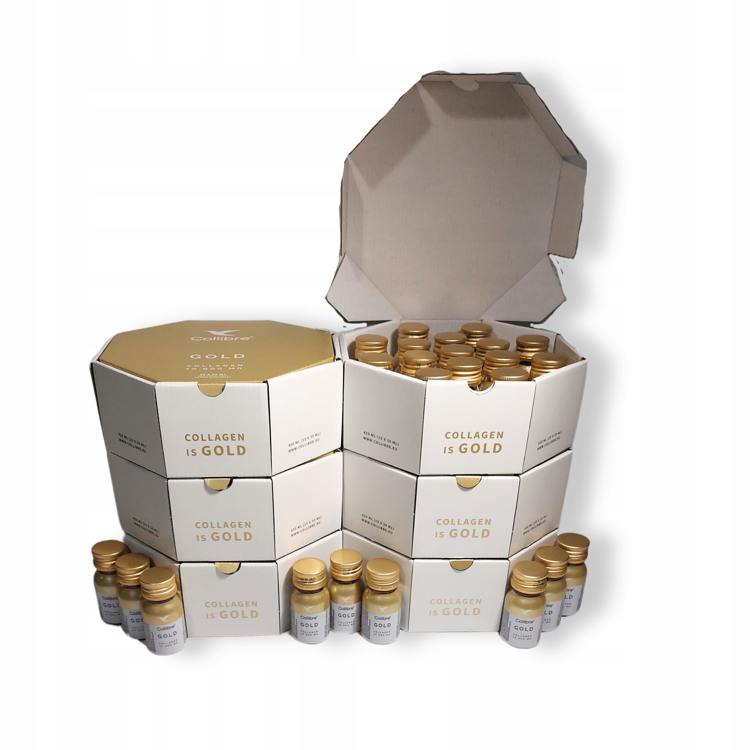 Collagen 10g with vitamins liquid joint supplement Collibre Gold 90pcs of 30ml EAN (GTIN) 5903858990330