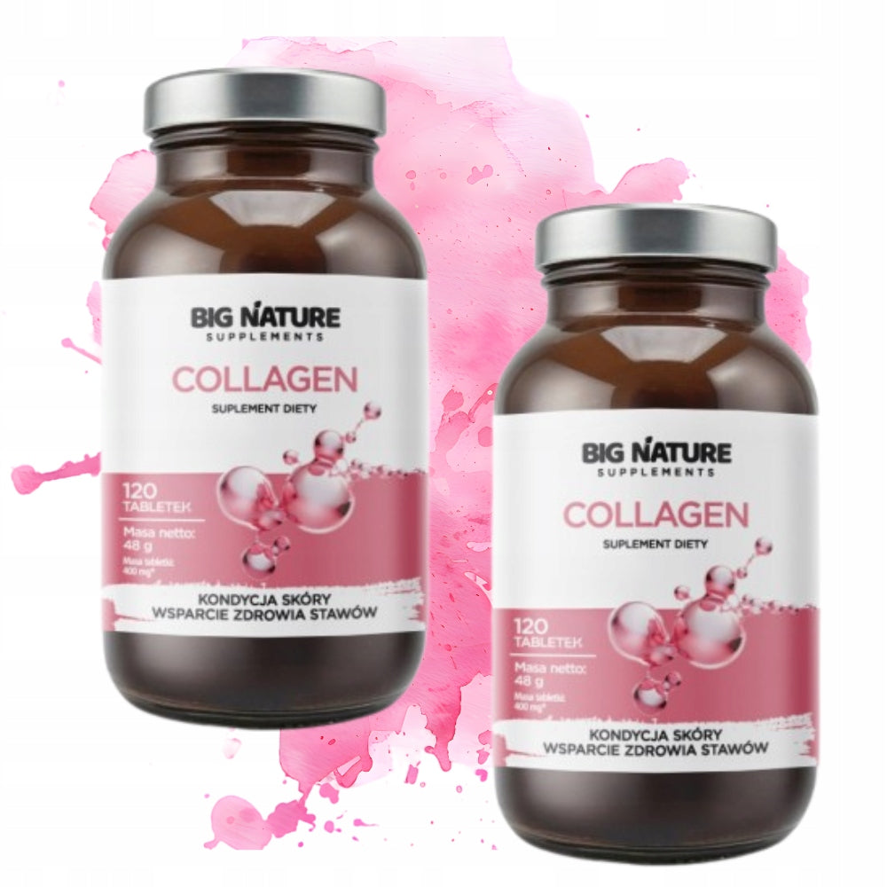 Collagen 48g Big Nature Tablets 120 Pack x 2