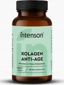 Collagen ANTI-AGE hyaluron wit C 120 tab Intenson