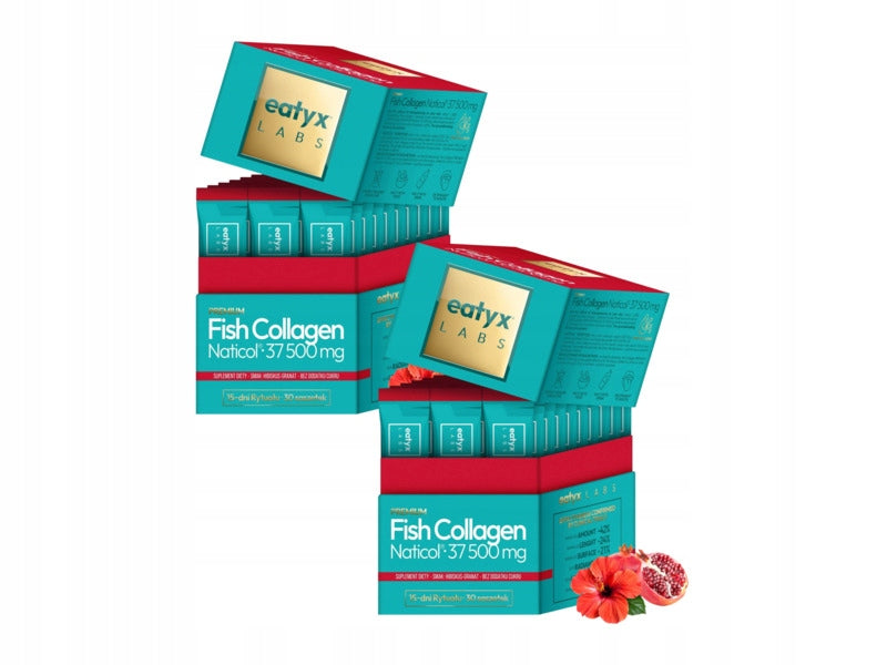 Collagen EATYX Premium Fish Collagen Naticol Hibiscus-Granat (30x2.5 g) x 2