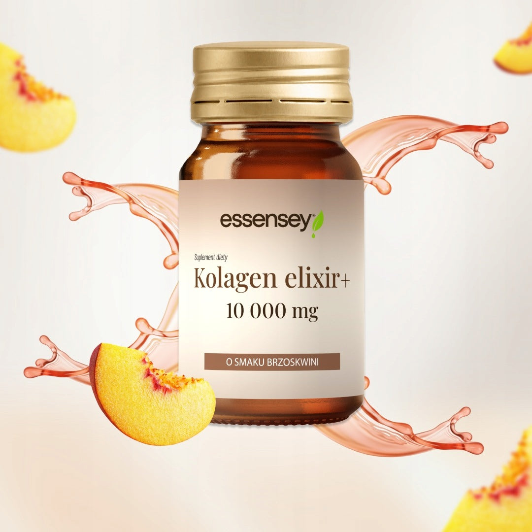 Collagen Elixir Shot 10000 mg + Hyaluronic Acid For Beautiful Skin Hair Joints Packaging status original