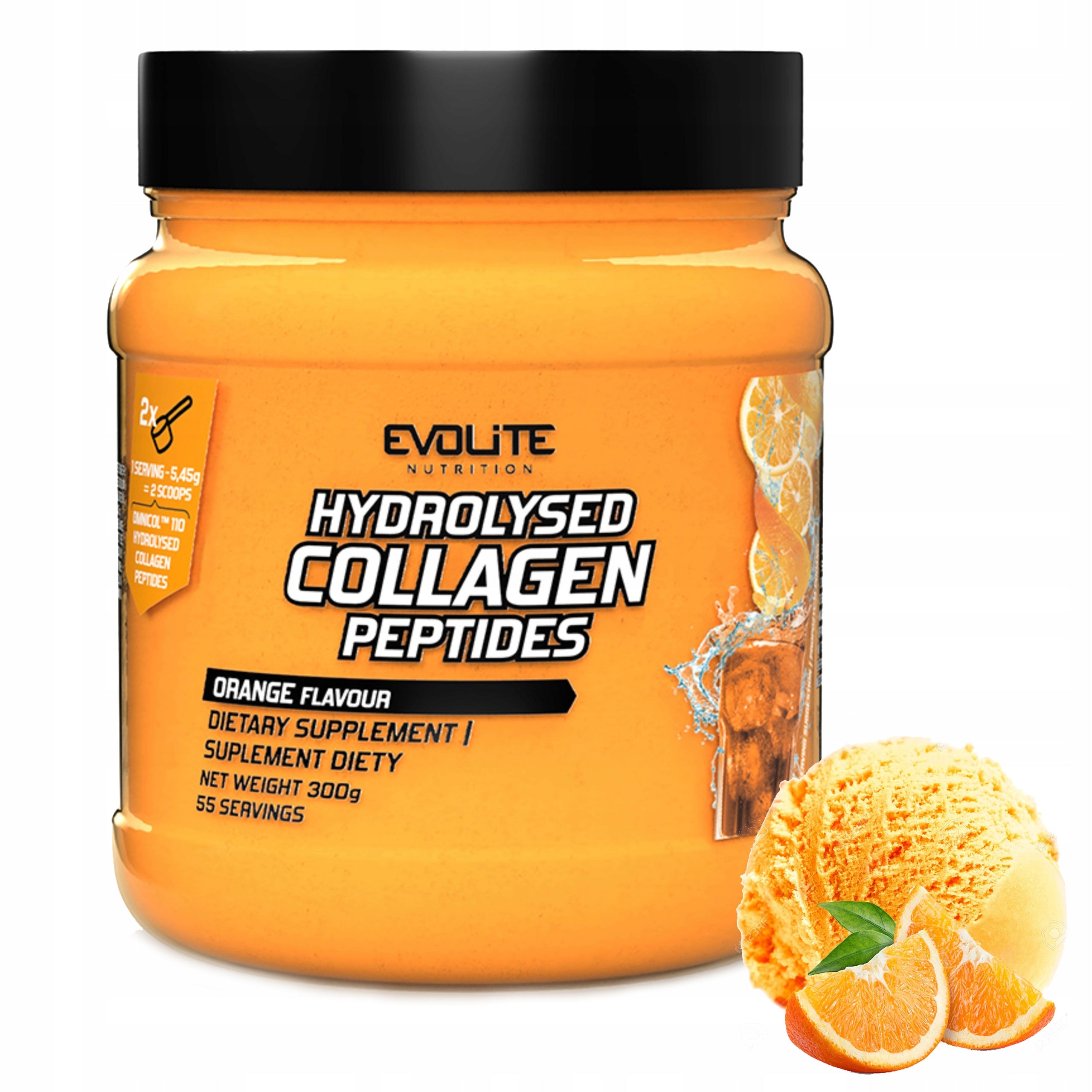 Collagen Evolite Nutrition 300 g orange