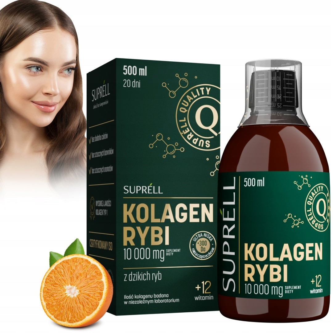 Collagen FISH liquid joint supplement Hair Skin 10000 mg SEA 12 Vitamins 500ml