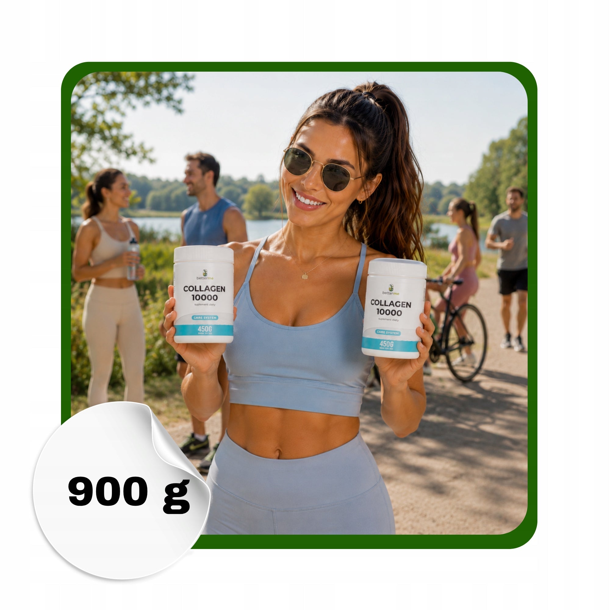 Collagen Fish 10000 powder 450g acid+ C protection of hair skin joints bones Medical device no