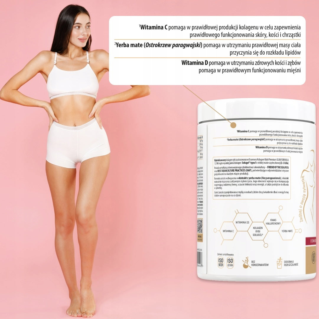 Collagen Fish 12500 mg SLIM For Beautiful Skin and Slim Silhouette - Forest Fruits Expiration date at least 1 year from the date of purchase